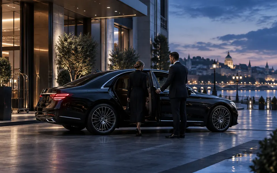 Representative premium chauffeur visual for the Monarch VIP Mobility project