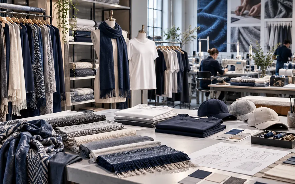 Representative textile design and production visual for the Uluk Tekstil project