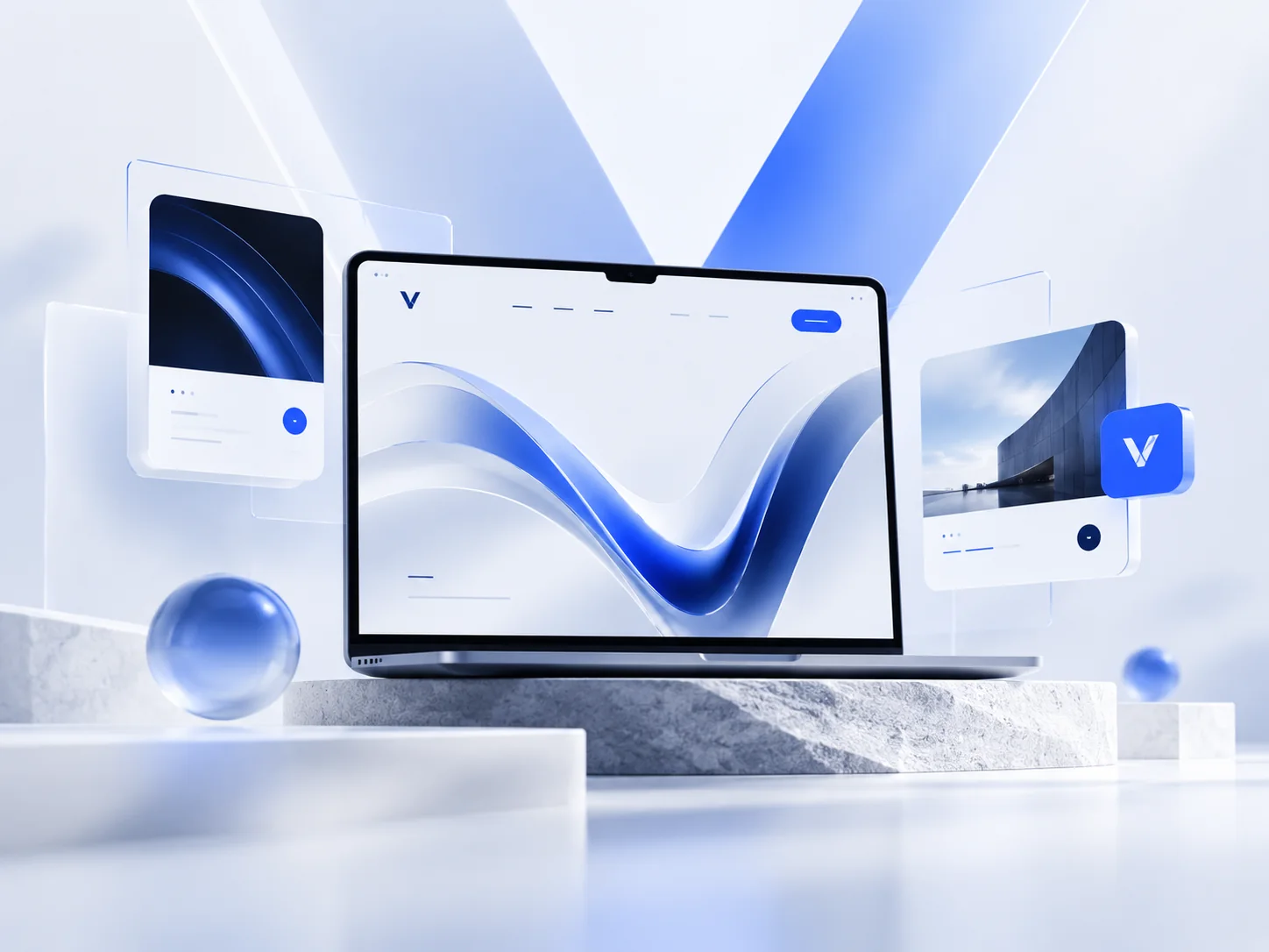 Premium Vebixo Studio web design interface and digital experience
